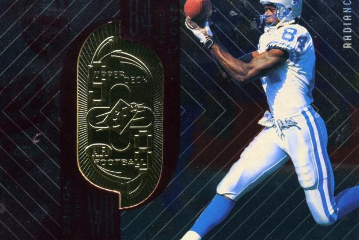 1998 98 SPx Finite Radiance Herman Moore card #220 serial #4217/5050 Detroit Lions