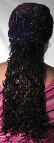 Gypsy Velvet Cap with Removable Hair Extension