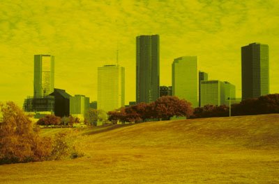 Infared Skyline Photo Print 8x10