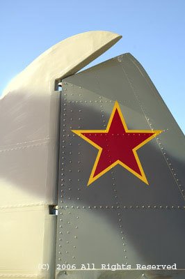 YAK-52 Red Star Giclee Art Print 12x16