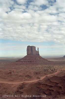 January Day Monument Valley II Giclee Art Print 12x16
