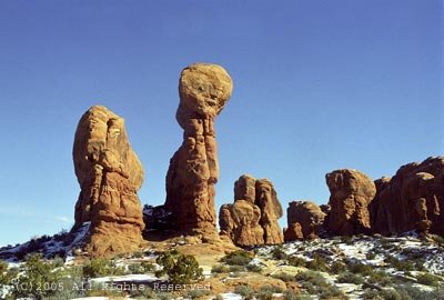 Tribunal in Arches National Park Giclee Art Print 12x16