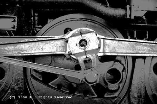 Steam Engine Giclee Art Print 12x16