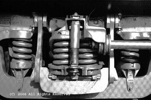 Train Suspension Giclee Art Print 12x16