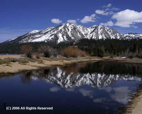 Mountain Reflections Giclee Art Print 12x16
