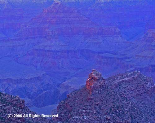 Blue Canyon Giclee Art Print 12x16