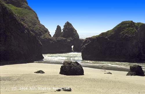 Guarding the Oregon Coast Giclee Art Print 12x16