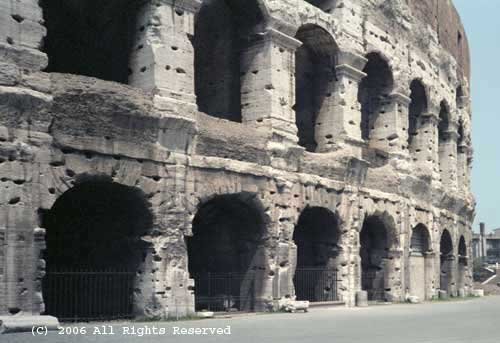 Roman Colosseum Giclee Art Print 12x16