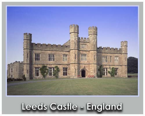 Leeds Castle Giclee Art Poster 16x20