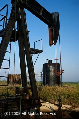 Pump Jack II Giclee Art Print 12x16