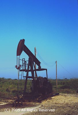 Pump Jack Giclee Art Print 12x16