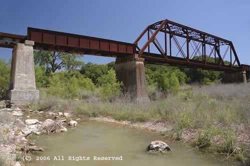 Cibolo Rail Bridge Giclee Art Print 12x16