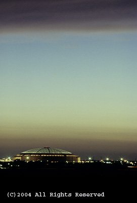 The Astrodome Giclee Art Print 12x16