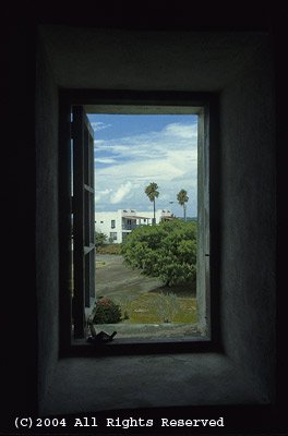 Window on the Villa Giclee Art Print 12x16
