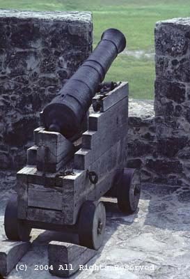 Cannon and Port Giclee Art Print 12x16