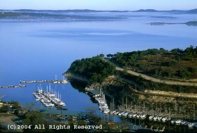 Marshall Ford Marina Giclee Art Print 12x16