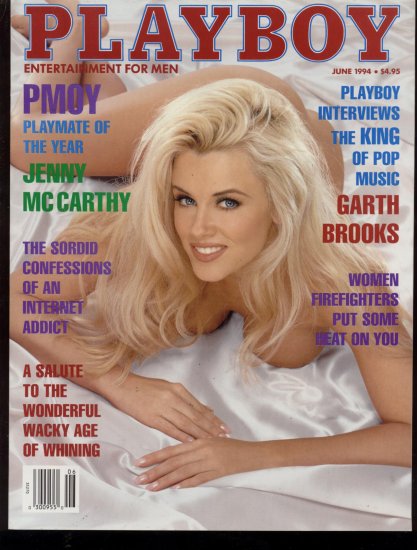 Playboy 1994 June PMOY Jenny MC Carthy Garth Brooks