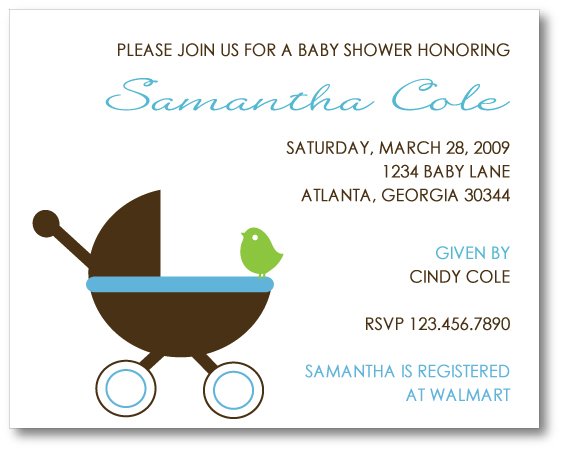 Carriage Invitation/Announcement