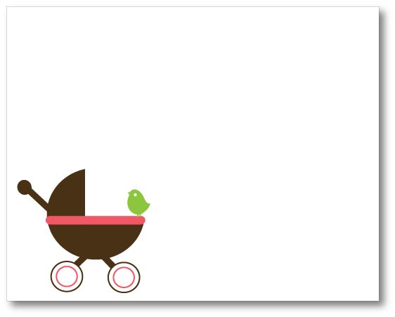 10 Baby Carriage Stationery