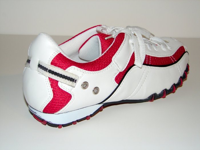 Red & White Casual Shoes