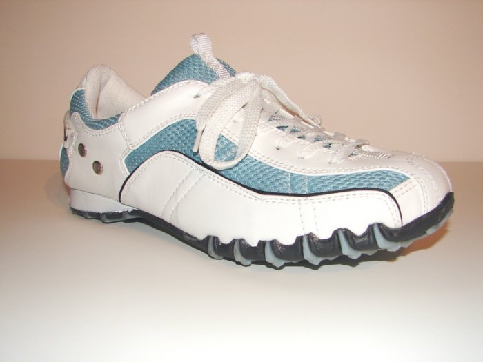 Baby Blue & White Casual Shoes