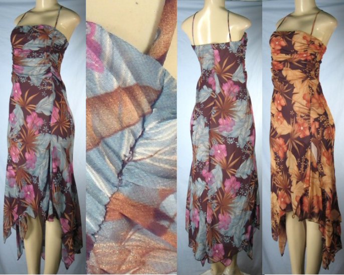 Kitty - Junior Strappy Dress with Gathered Bodice & Fashion Hem - 1 group of 4 - from $9each Dress
