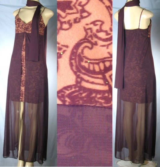 Pola -Spaghetti Strap Dresses with Sheer Wrap Around Design and Matching Scarf - from $10 each Dress