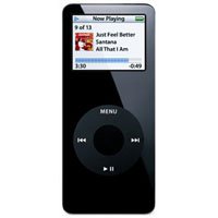 Apple 1GB Black iPod Nano with Color LCD