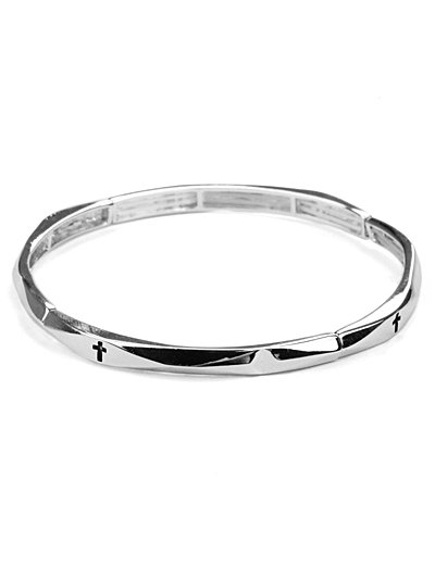 Stretch bracelet with crosses(b21873ats_28HD)