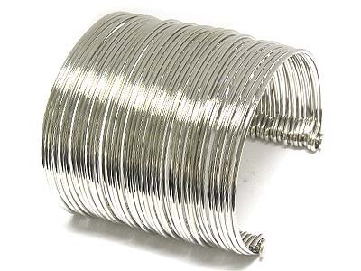 Multi metal 40 rows bangle(L1141SL-11351)