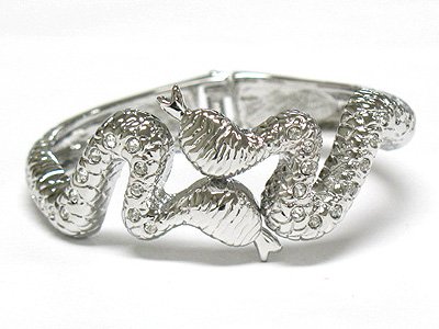 Snake hinged bracelet(L1157SL-32539)