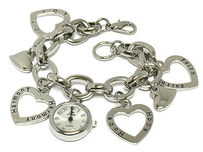 Joy harmony hope faith fashion watch(R15125SL-12573)