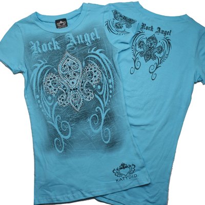 Rhinestone FLEUR/ROCK ANGEL Shirts