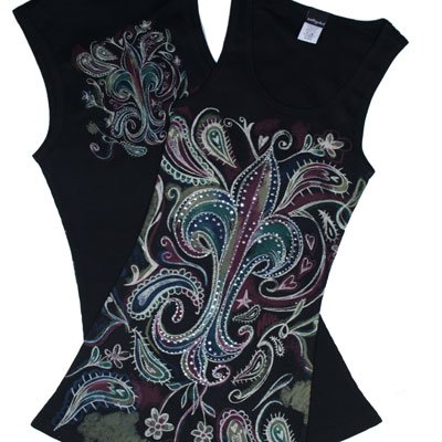 FLEUR Rhinestone tank top