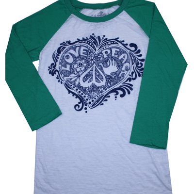 Love,peace,heart t-shirt