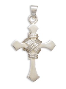 Sterling Silver Cross Pendant(73355)