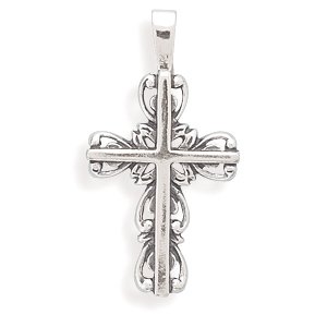 Cross with Scroll Outline(72235)