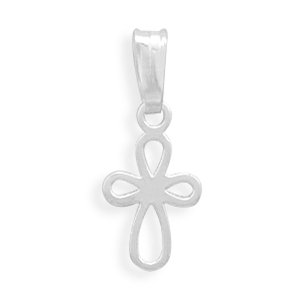 Extra Small Cut Out Cross Charm(5890)