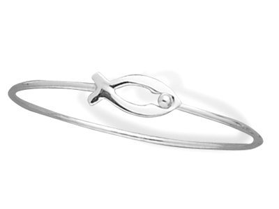 Bangle with Ichthys Design(2486)