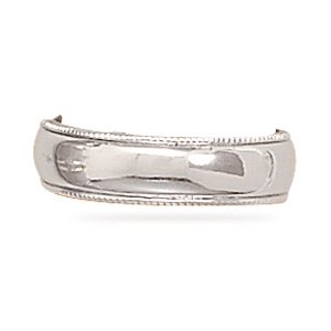 Polished with Edge Toe Ring(9191)