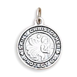Round Saint Christopher Medal(72237)
