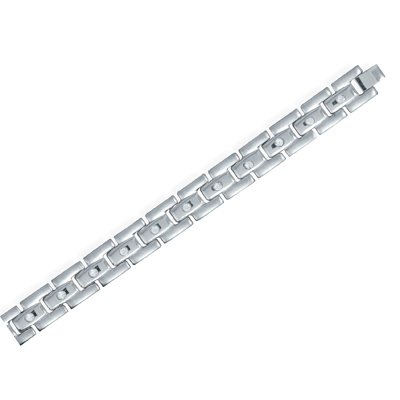 Men's Stainless Steel and CZ Bracelet(22941)