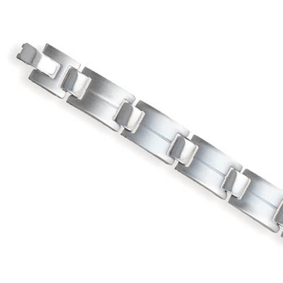 Titanium Square Rectangle Link Bracelet(22936)