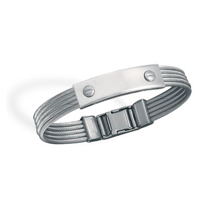 Stainless Steel Cable ID Bracelet(22930)