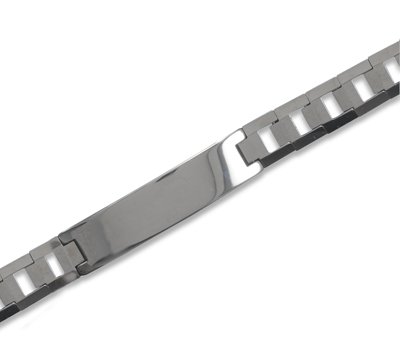 Tungsten Carbide Men's ID Bracelet(22821)