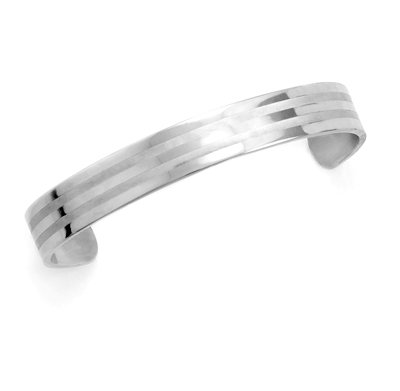 Stainless Steel Men's Cuff Bracelet(22812)