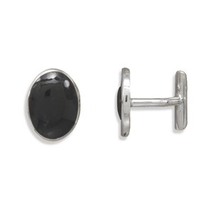 Black Onyx Cuff Links(9940)