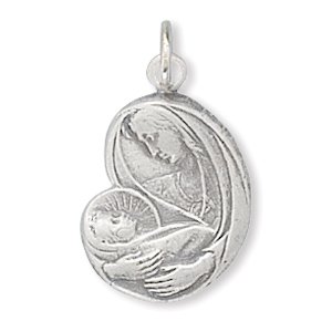 Virgin Mary with Baby Jesus Charm(72956)