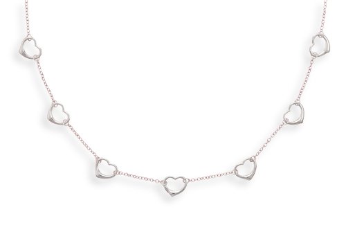 Necklace with Cut Out Hearts(33088)