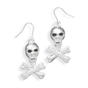 Cross Bone French Wire Fashion Earrings(W1015)